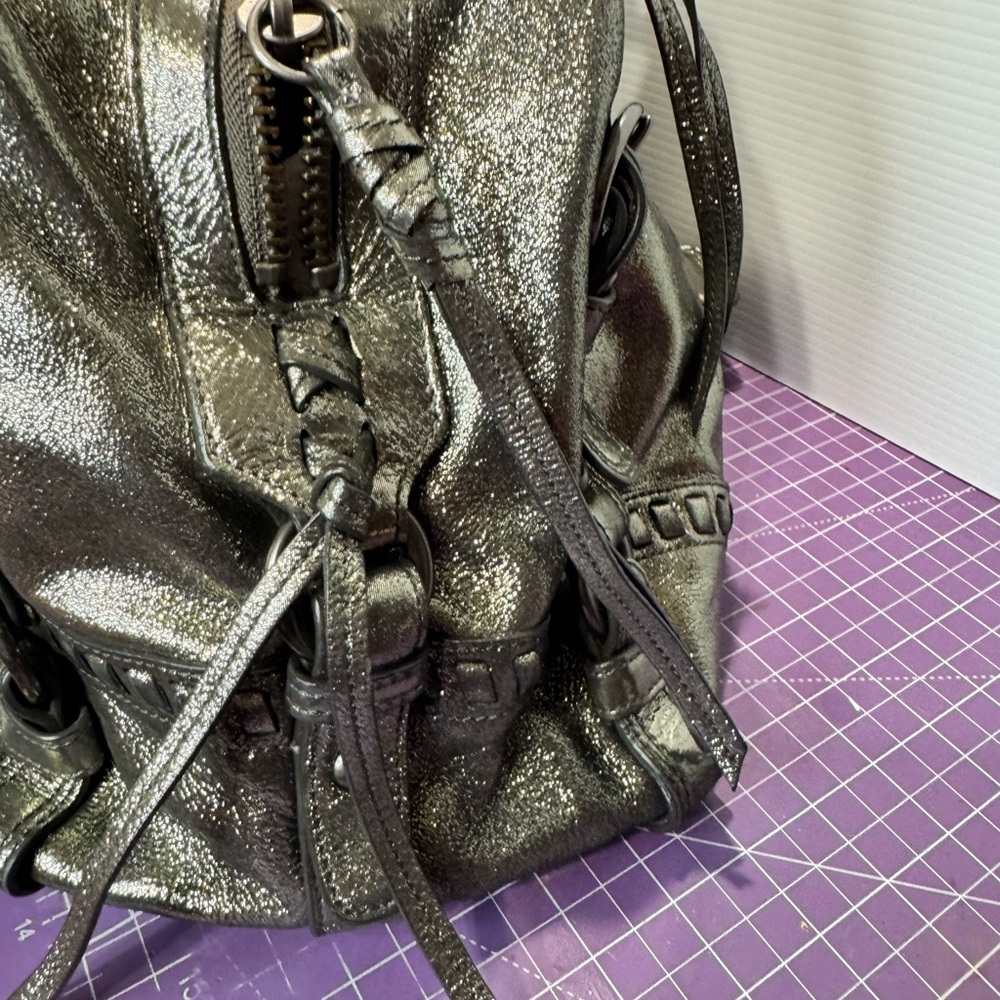 Rare Coach Metallic Leather Annie Bag - Picture 4 of 15